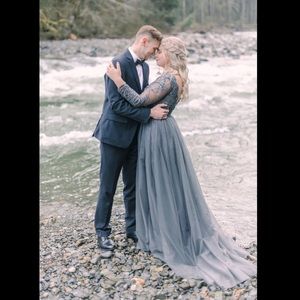 Engagement photo shoot dress